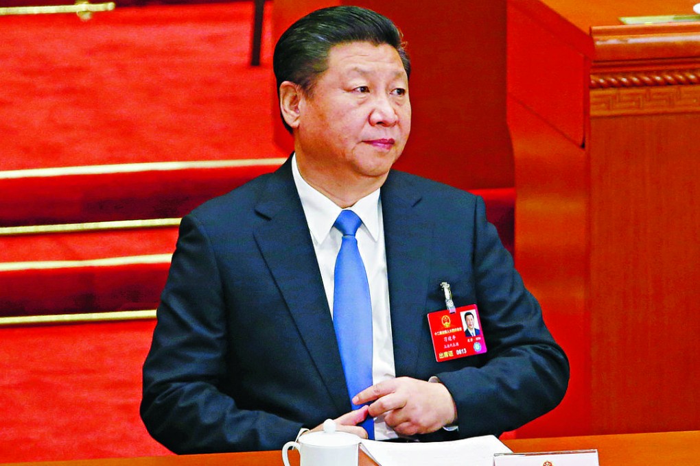 China’s President Xi Jinping attends the National People's Congress at the Great Hall of the People in Beijing. Photo: Reuters