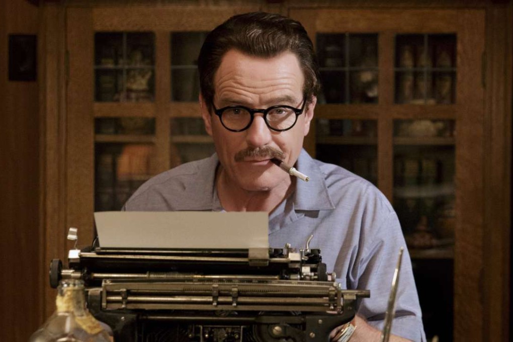 Bryan Cranston as the blacklisted communist screenwriter Dalton Trumbo.