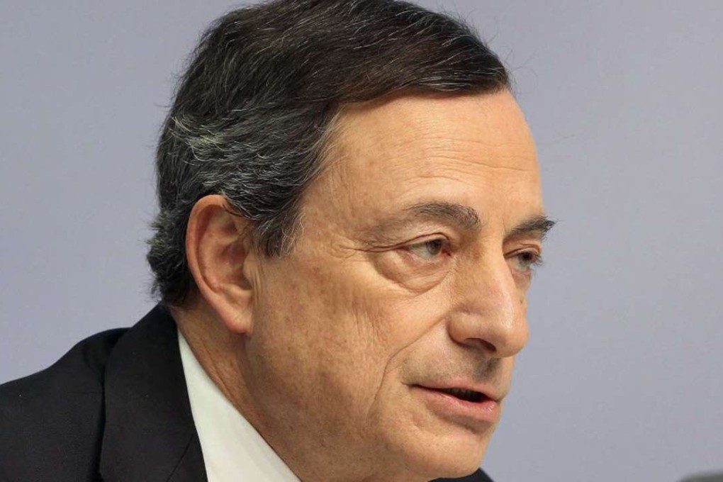 President of the European Central Bank Mario Draghi. Photo: AFP