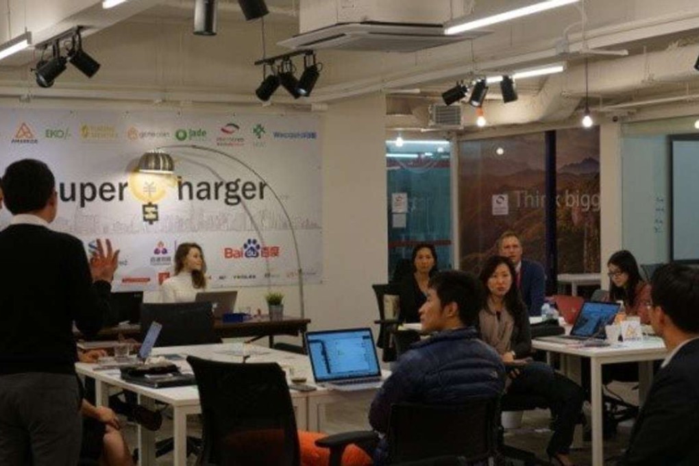 A SuperCharger workshop in Hong Kong. The accelerator programme plans to have early stage start-ups learn from more developed businesses by embracing both. Photo: LinkedIn