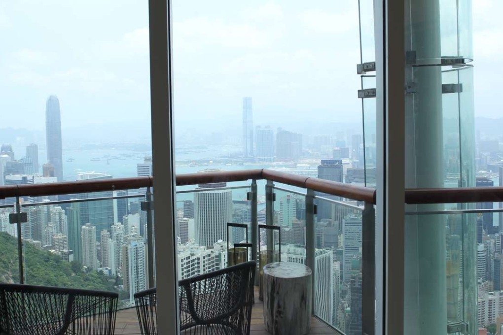 The view from the Swire Properties development Opus Hong Kong at 53 Stubbs Road, The Peak. Photo: Nora Tam