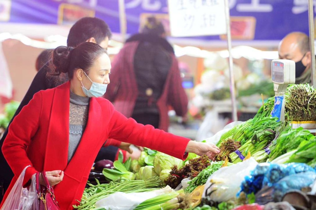 Food prices rose 7.3 per cent in February over the Lunar New Year holiday. Photo: Xinhua