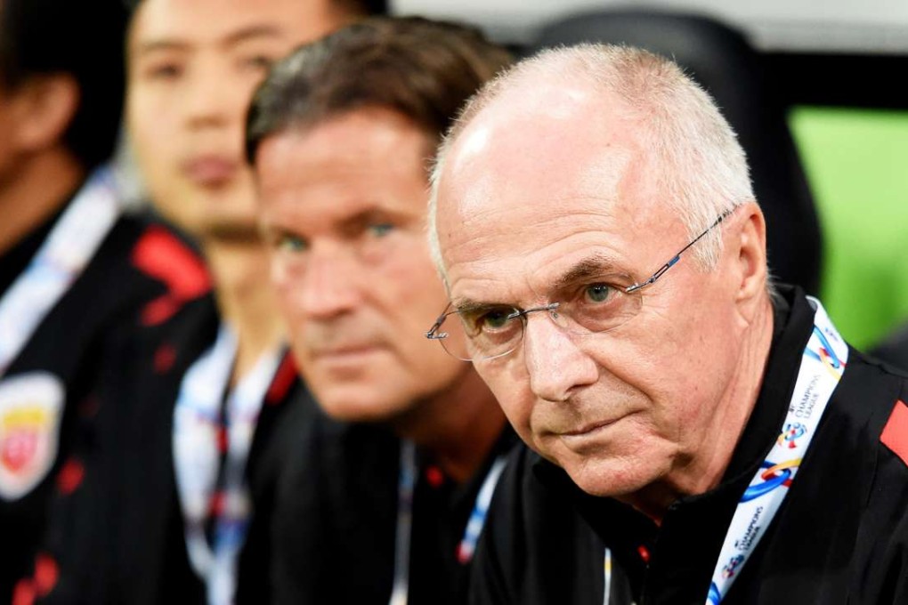 Shanghai's SIPG manager Sven-Goran Eriksson led his team to two derby victories over Shenhua last term. Photo: EPA