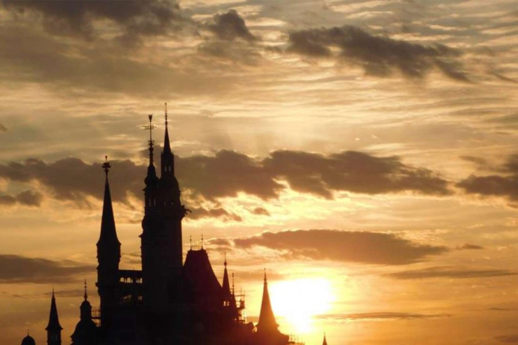 Castles of the Shanghai Disney Resort, which will be opened to the public in three months. Photo: Xinhua