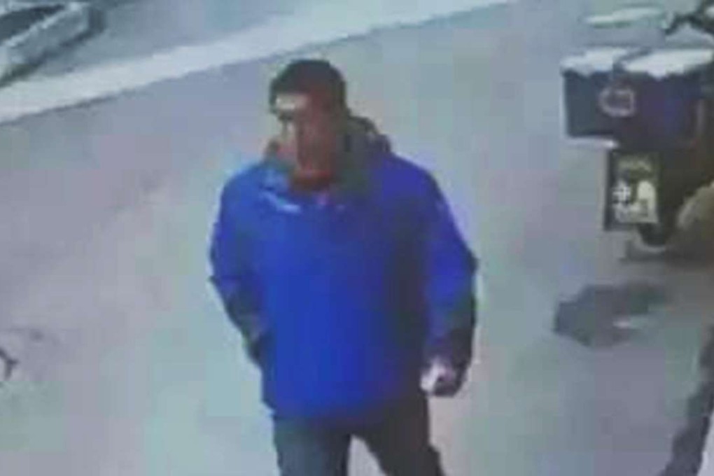 A CCTV photograph taken in the city of Chifeng, in Inner Mongolia, reportedly showing Li Xiaopeng, who is a suspect in the case. Photo: Inner Mongolia Morning News
