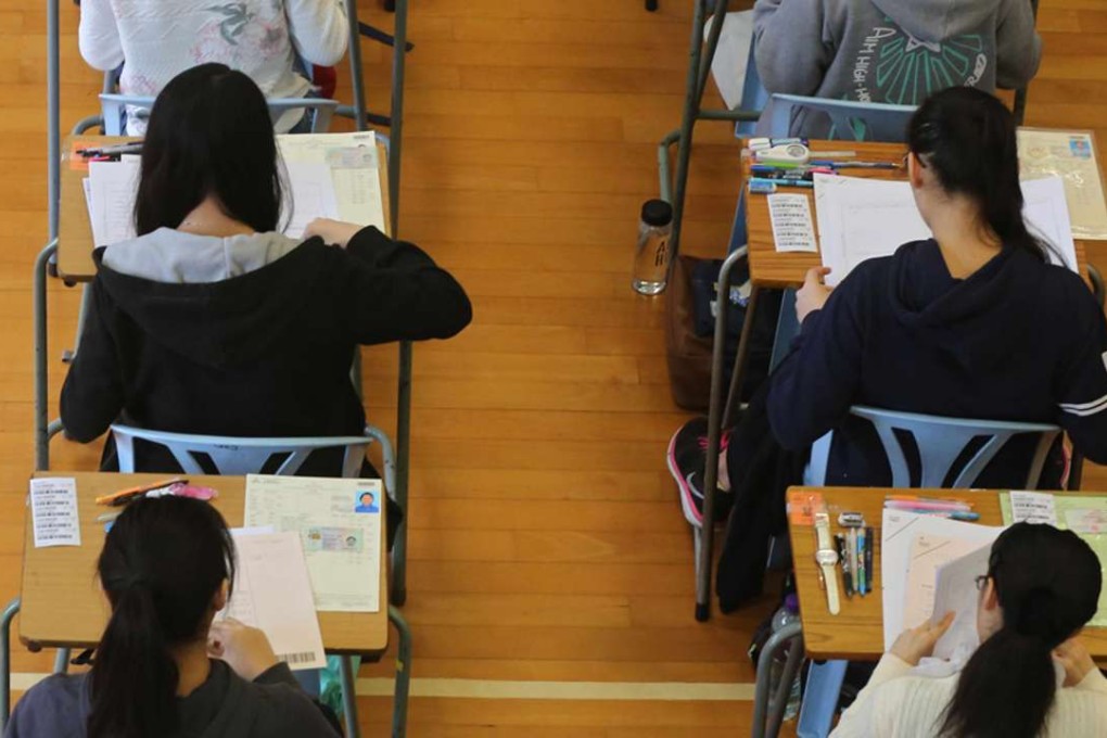 Primary and secondary school students face intense pressure from a score-oriented education system that administers city-wide tests such as the Hong Kong Diploma of Secondary Education (HKDSE) Examination. Photo: SCMP Pictures
