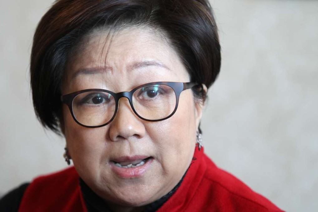 Financial Services Development Council chairwoman Laura Cha in Beijing on Friday. Photo: Simon Song