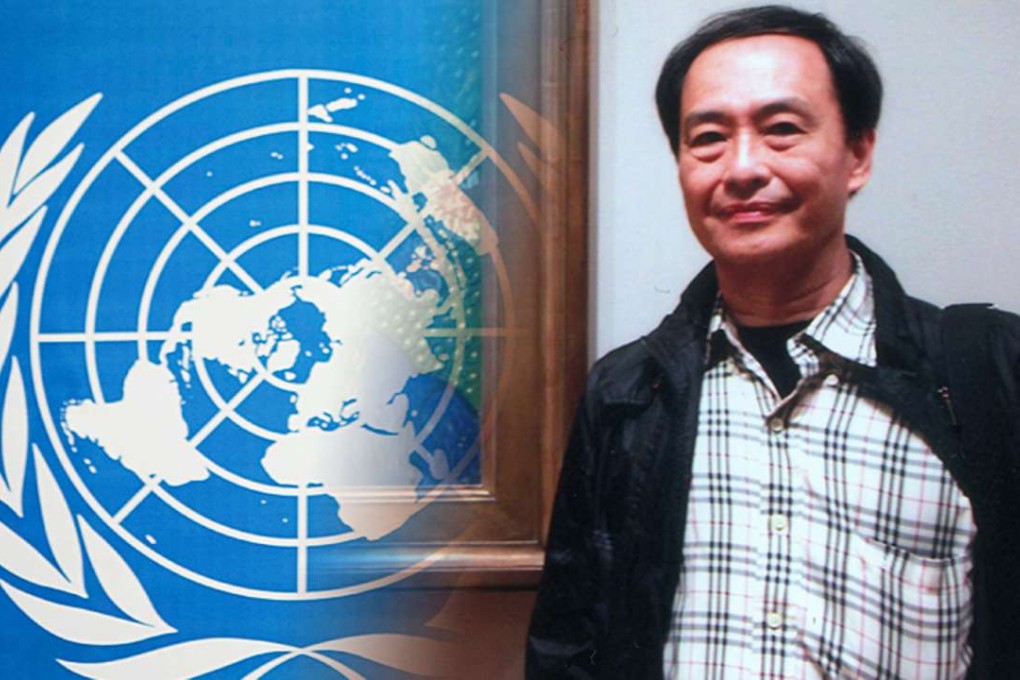 US ambassador Keith Harper delivered the statement on behalf of the US, Australia, Denmark, Finland, Germany, Iceland, Ireland, Japan, the Netherlands, Norway, Sweden and the UK, expressing concern over the disappearance of bookseller Lee Po (right) and his associates. Photo: EPA and SCMP Pictures