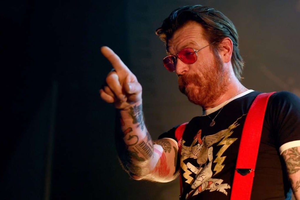 Singer Jesse Hughes of US rock group Eagles of Death Metal. Photo: AFP