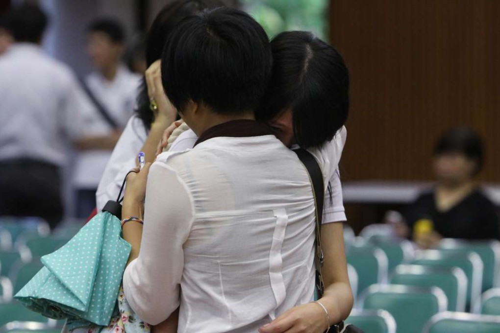 “To help those with emotional problems, you have to have patience, and not judge them. They will slowly open up to you. When they seek you for help, don’t treat it as a crying wolf situation,” a counsellor said. Photo: Martin Chan