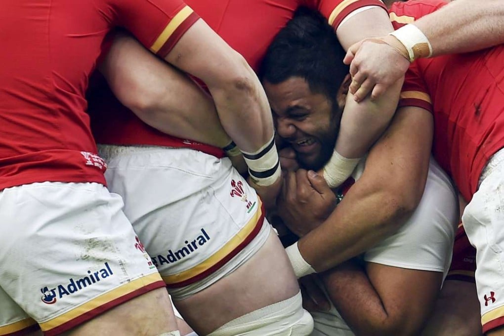 England's Billy Vunipola in the thick of the action at Twickenham. Photo: Reuters