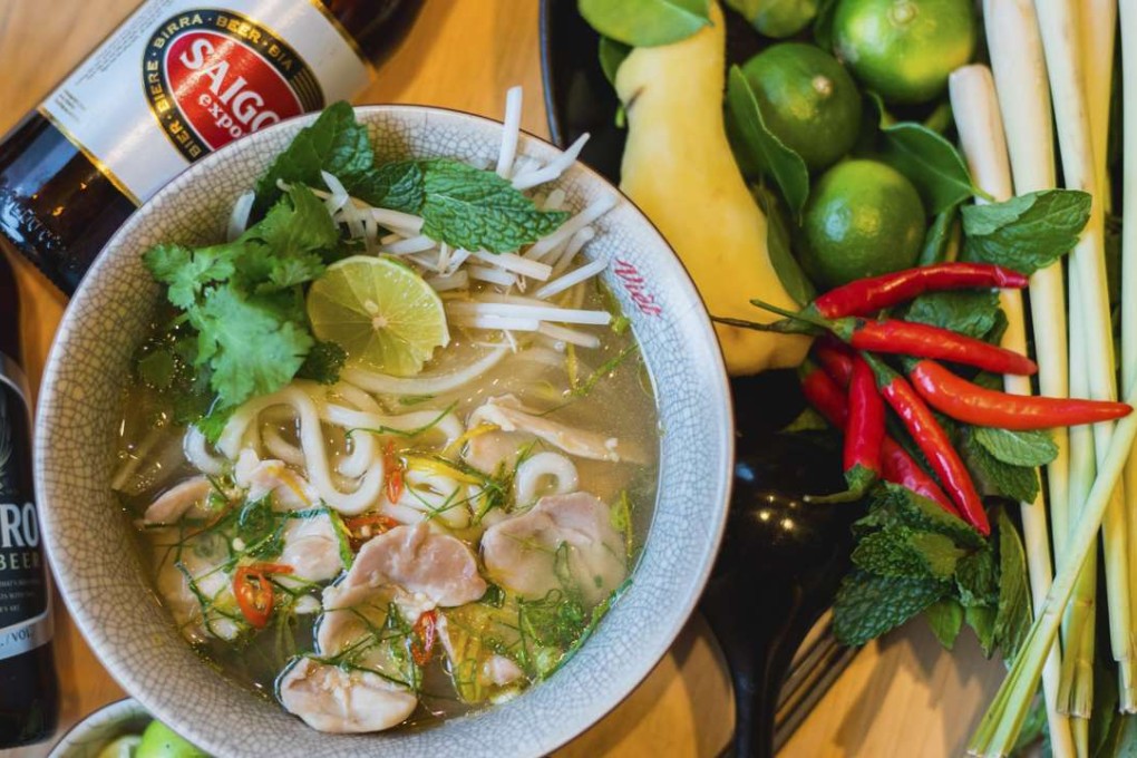 Hanoi-style chicken udon, one of the fruits of a collaboration between Shiki Zen and Viet Kitchen.