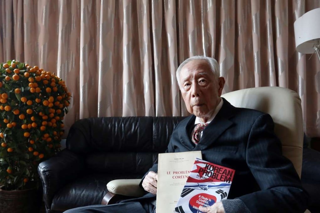 Dr Henry Hu tackled the Korean crisis for his doctoral thesis in the 1950s. Photo: Jonathan Wong
