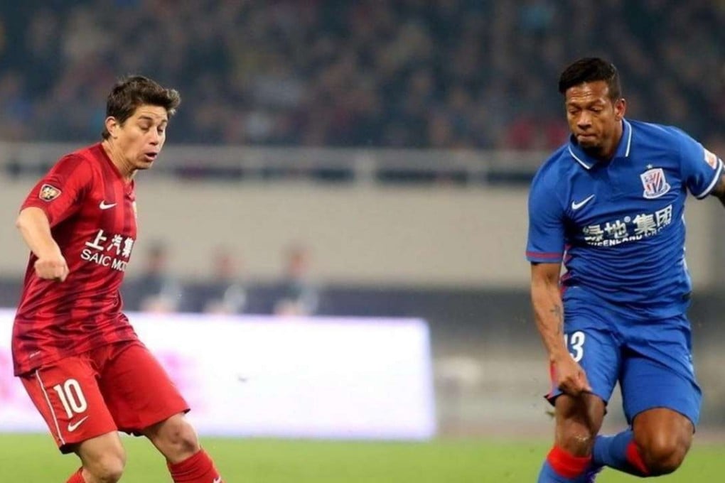 Dario Conca and Freddy Guarin were two of the big-name star players on show tasked with bringing the Chinese Super League into a new era of exciting flair football. They failed dismally on Friday night in Shanghai. Photo: Twitter