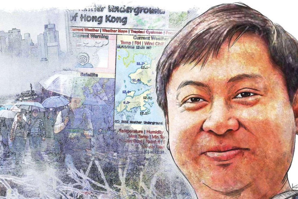 Seven-year-old Clarence Fong Chi-kong was glued to the radio during Typhoon Agnes in 1978. Illustration: Lau Ka-kuen