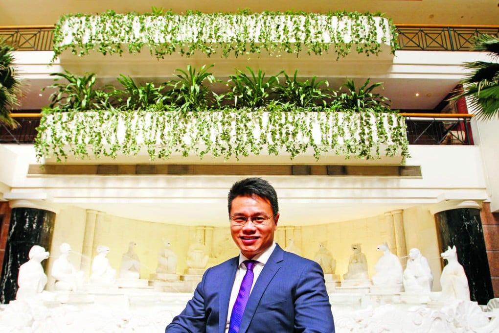 Ken Chu, the chairman of Mission Hills, took his message of reaching out to young people to the Chinese People’s Political Consultative Conference in Beijing last week. Photo: Simon Song