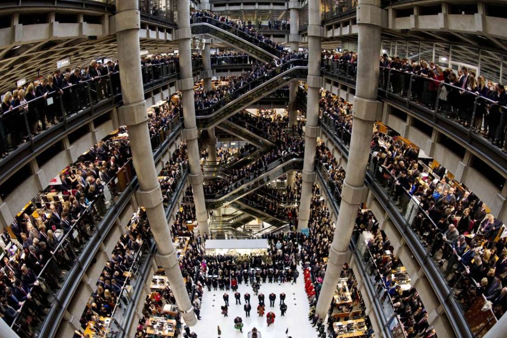 Ping An made a big foray into London’s City financial district by buying the Lloyd’s building for £260 million in 2013. Photo: AFP