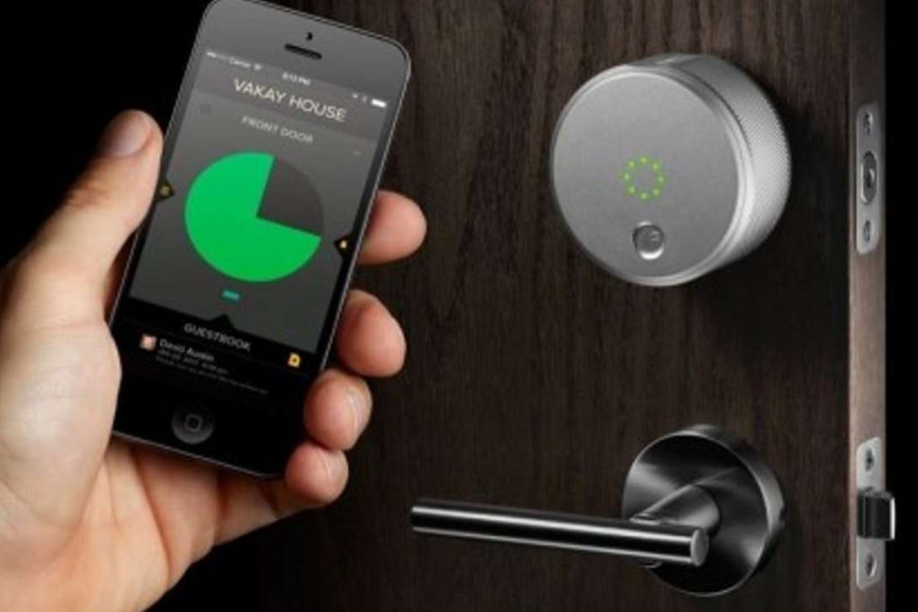 In an era where smart devices increasingly communicate with one another, Ingdan is focusing on the hardware. Pictured is the August keyless lock, a project unconnected with the company that opens doors via smartphone. Photo: SCMP Pictures