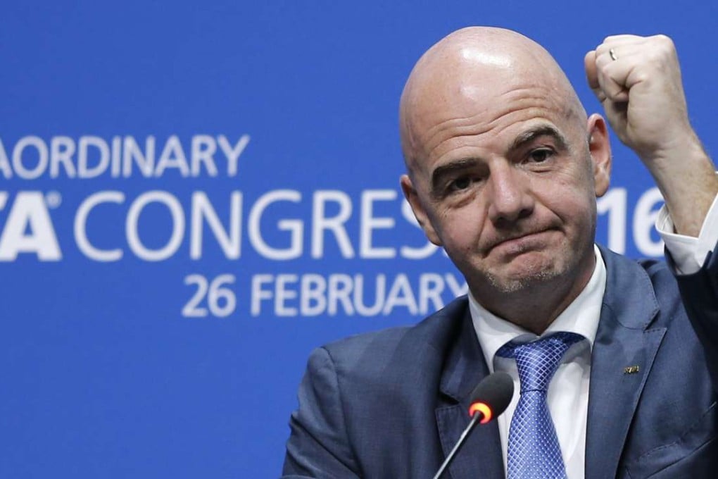 Fifa’s new president, Gianni Infantino, is seeking to recover money seized bv American authorities. Photo: AP