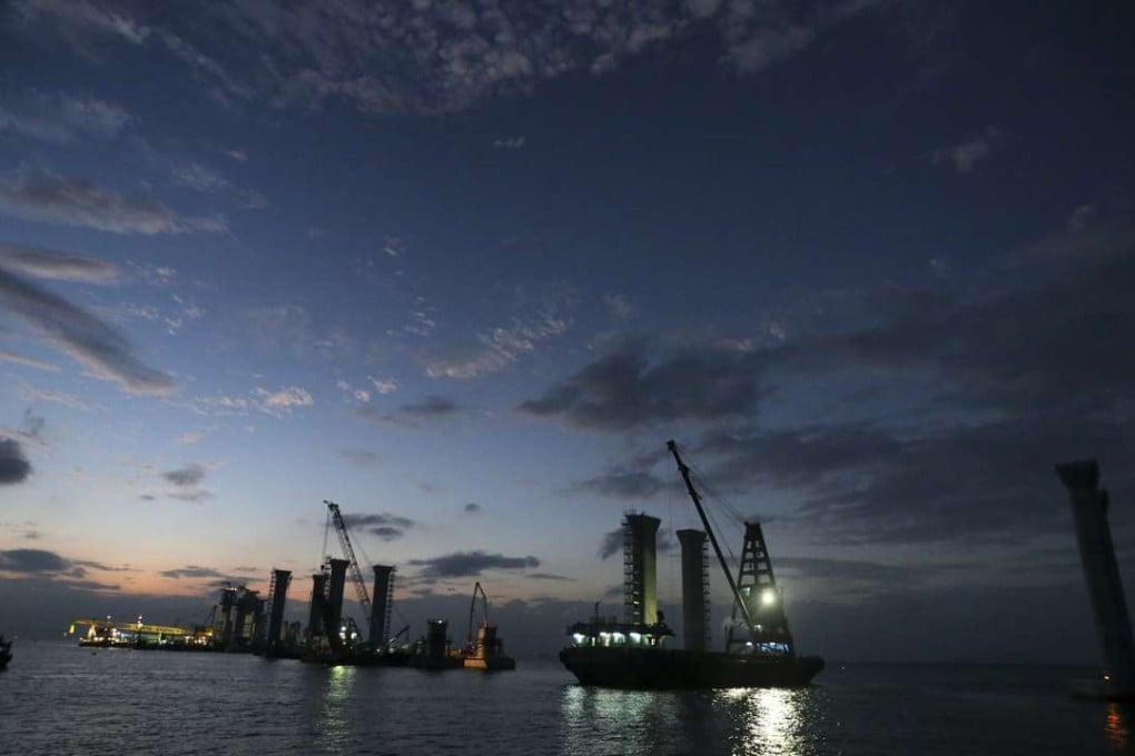 The document calls for speeding up the construction of the Hong Kong-Zhuhai-Macau bridge. Photo: Felix Wong