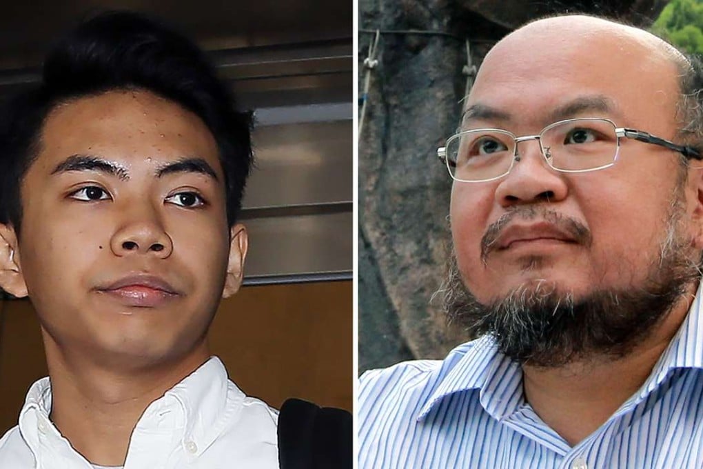 Editor Marcus Lau Yee-ching (left) and political scientist Ivan Choy Chi-keung. Photos: Dickson Lee and Edward Wong