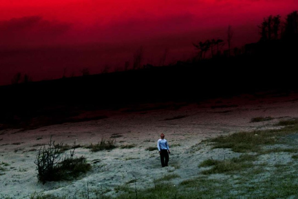Spiral Shore by Shiga Lieko, from the exhbition In the Wake: Japanese Photographers Respond to 3/11 at New York’s Japan Society Gallery. Photo: Japan Society courtesy of Museum of Fine Arts, Boston/Shiga Lieko