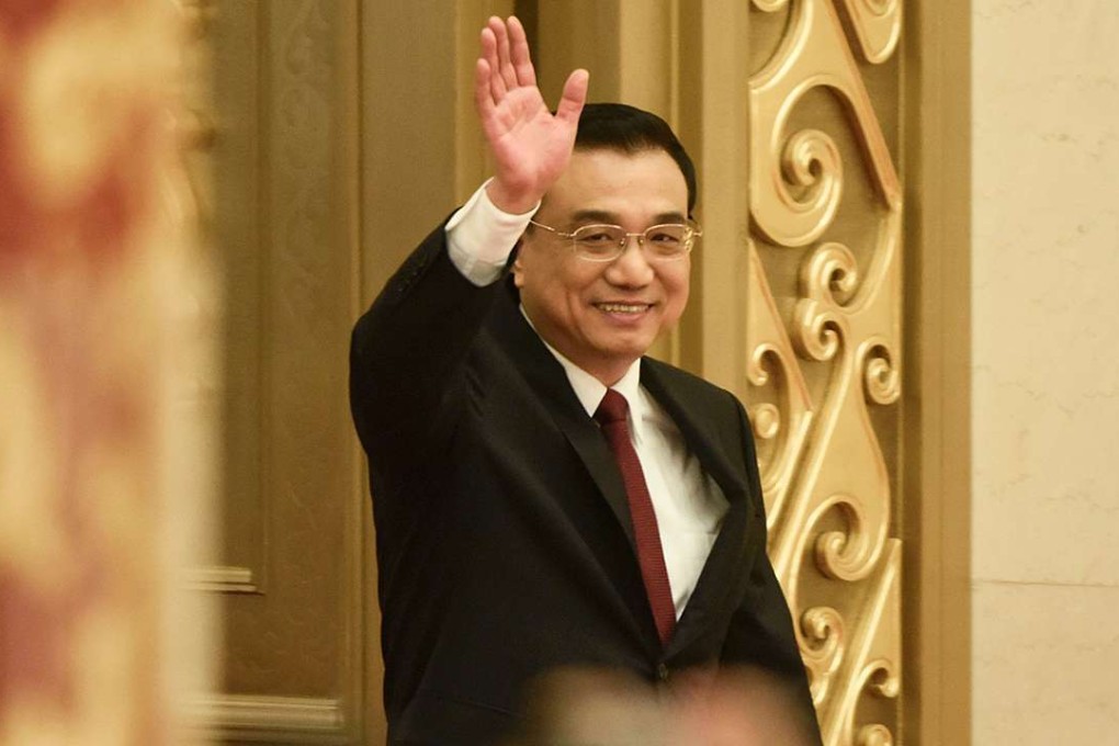 China's Premier Li Keqiang pictured during his press conference at the end of the National People’s Congress in Beijing. Photo: AFP