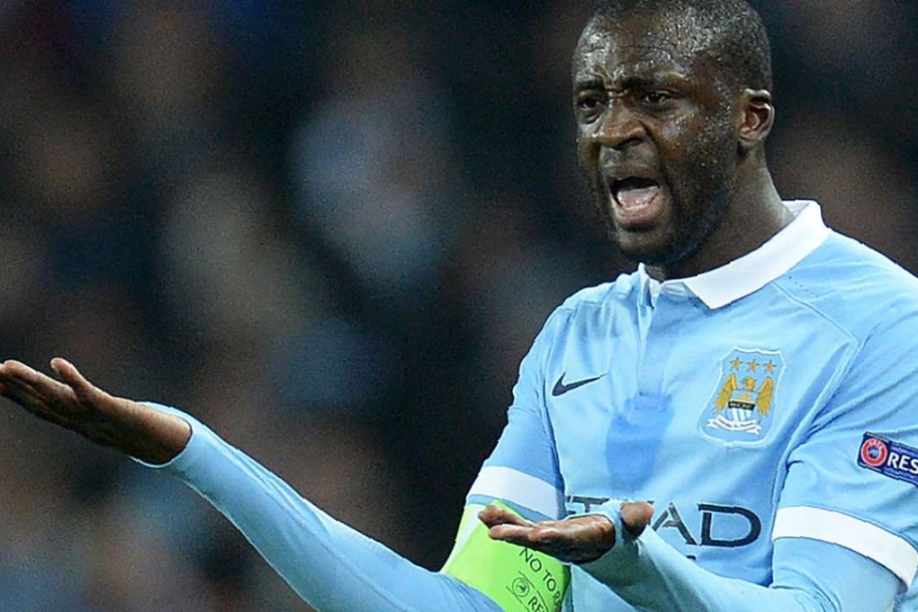 Manchester City's Ivorian midfielder and captain Yaya Toure. Photo: AFP