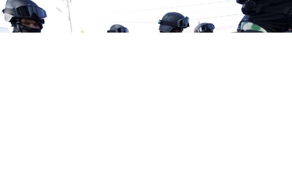 Indonesian anti-terrorism Military during a Counterterrorism Exercise in Banda Aceh, Indonesia, 23 February 2016. Photo: EPA