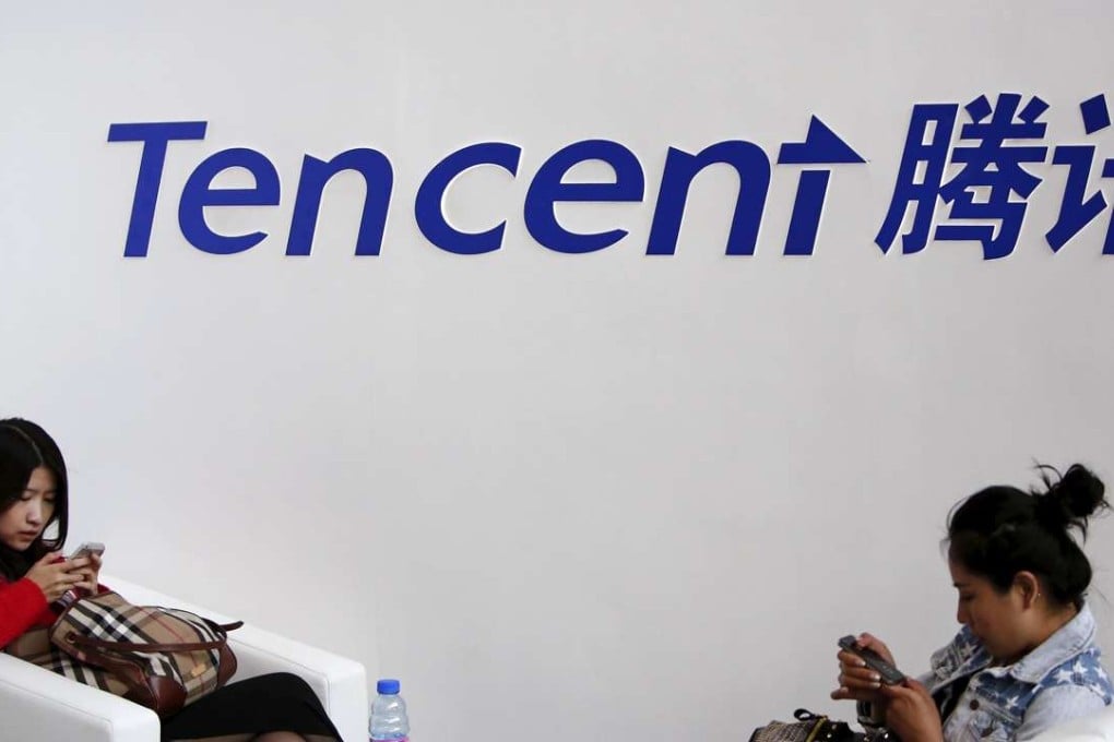 Tencent’s popular social network QQ had 853 million monthly users on average in 2015. Photo Reuters