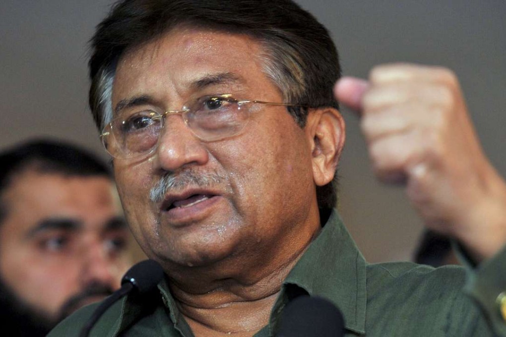 Former president of Pakistan Pervez Musharraf during a news conference in Dubai in March, 2013. Photo: Reuters
