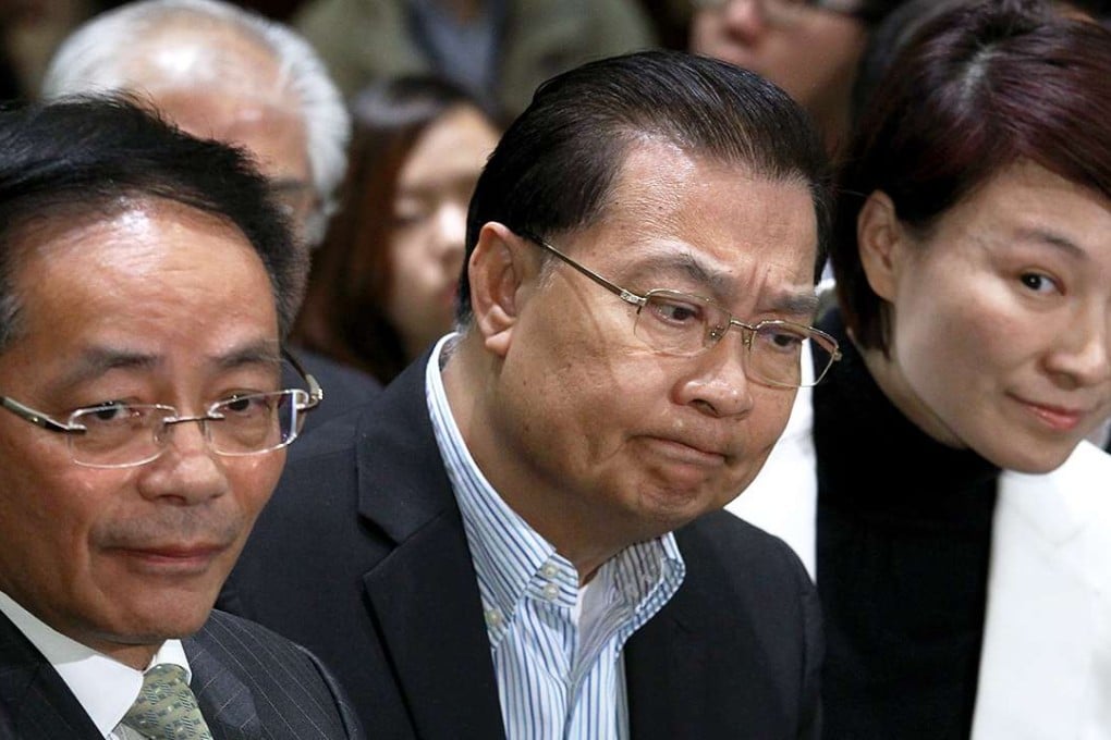 DAB members (left to right) Ip Kwok-him, Tam Yiu-chung and Starry Lee Wai-king. Photo: Dickson Lee