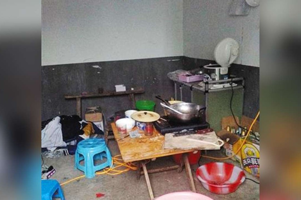 A room in the rented house where the children were found dead. Photo: SCMP Pictures
