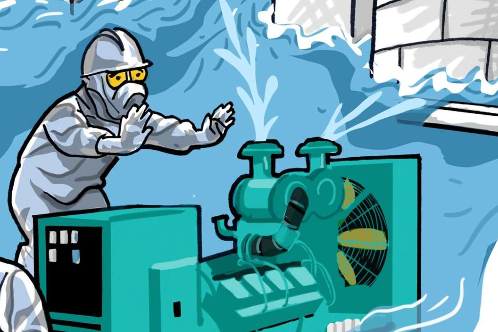 Fighting the impending meltdowns, the workers inside the stricken plant had to improvise. Photo: SCMP Pictures