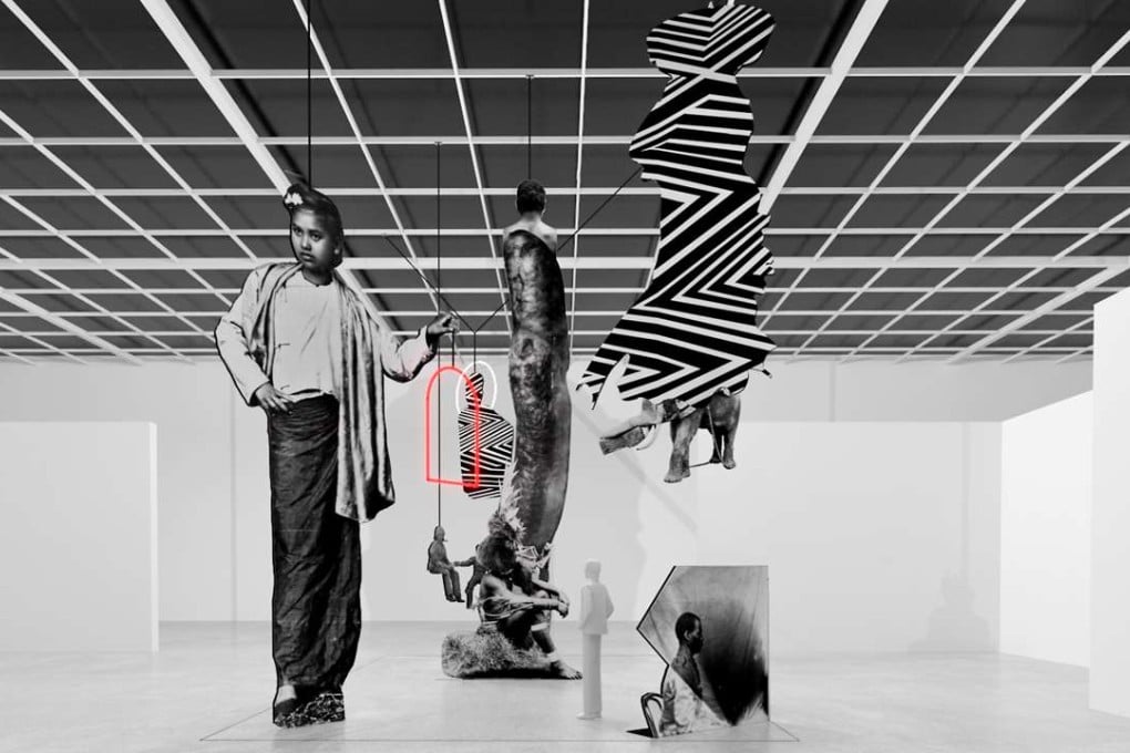 ‘Building Empire’ by Brook Andrew Photo: Obadia Paris/Brussels and Tolarno Galleries