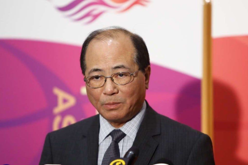 Secretary for Education Eddie Ng Hak-kim speaking to media at Tamar last week. Photo: Sam Tsang