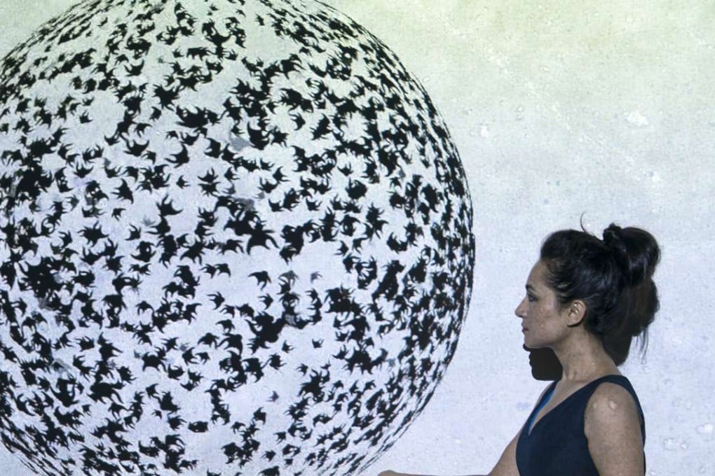 Shahzia Sikander, pictured here, created the film Parallax (also pictured). Photo: courtesy of Shahzia Sikander