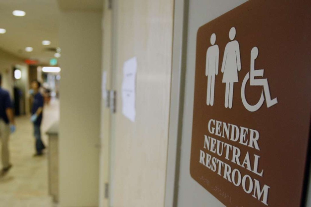 Some US cities provide gender-neutral toilets to avoid the risk of transsexuals and intersex people suffering humilition in a single-sex toilet - a non-discriminatory practice of the sort that Hong Kong has yet to adopt. Photo: AP