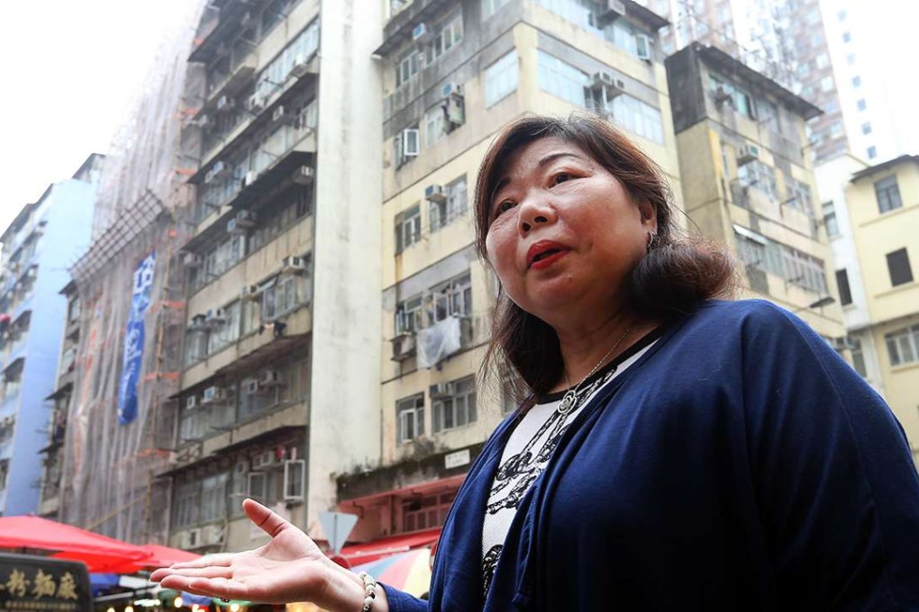 Chan Sau-yuk says she would consider selling her flat to the URA and renting it again. Photo: Dickson Lee