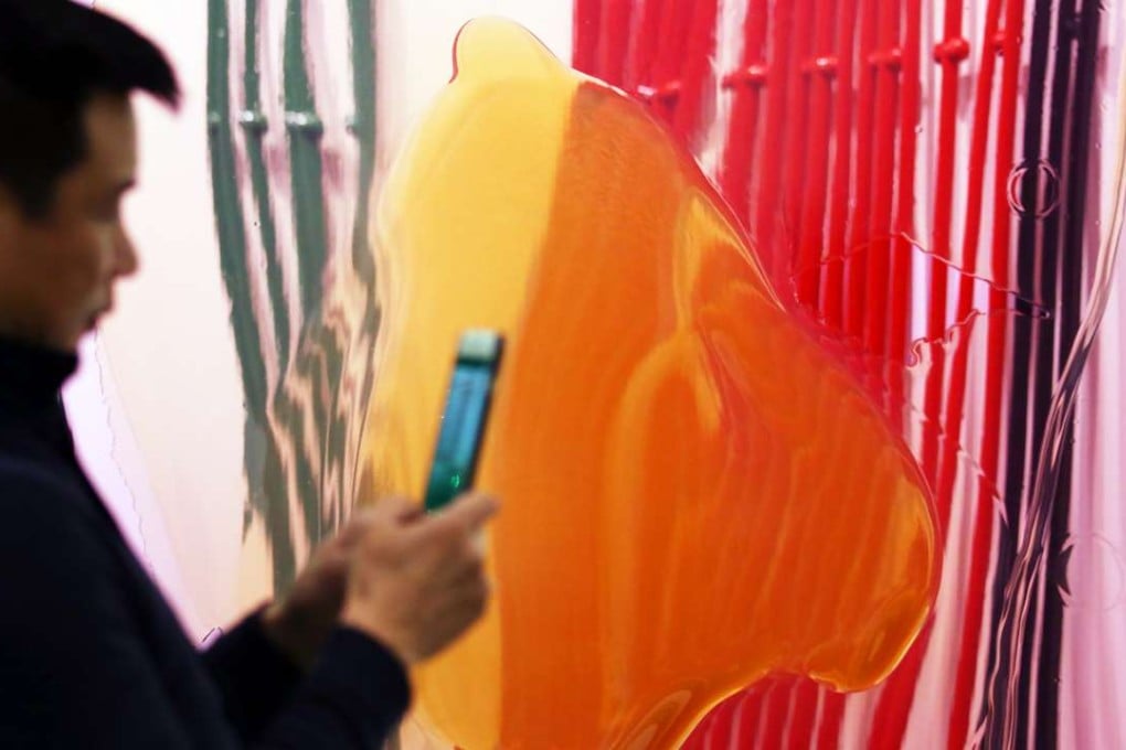 Art Basel’s preview on Tuesday in Hong Kong drew VIPs such as major collectors from mainland China. Photo: Nora Tam