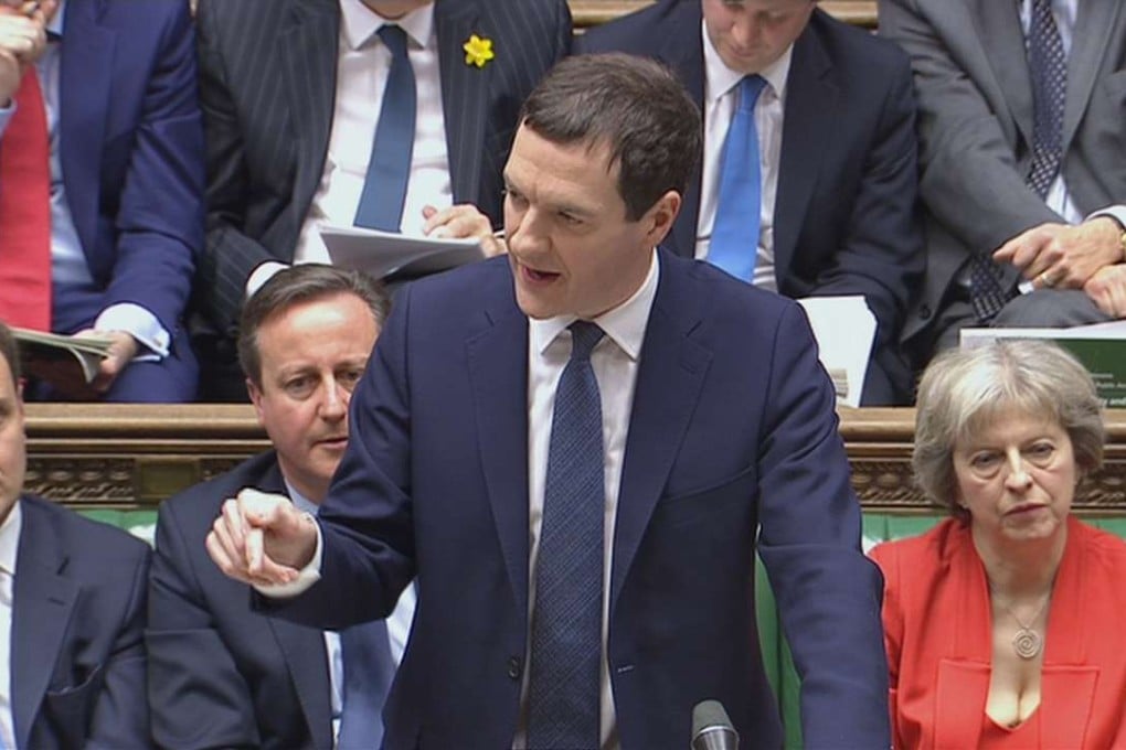 UK Chancellor George Osborne presents his budget, which included a 3 per cent stamp duty surcharge on second homes. Photo: Reuters