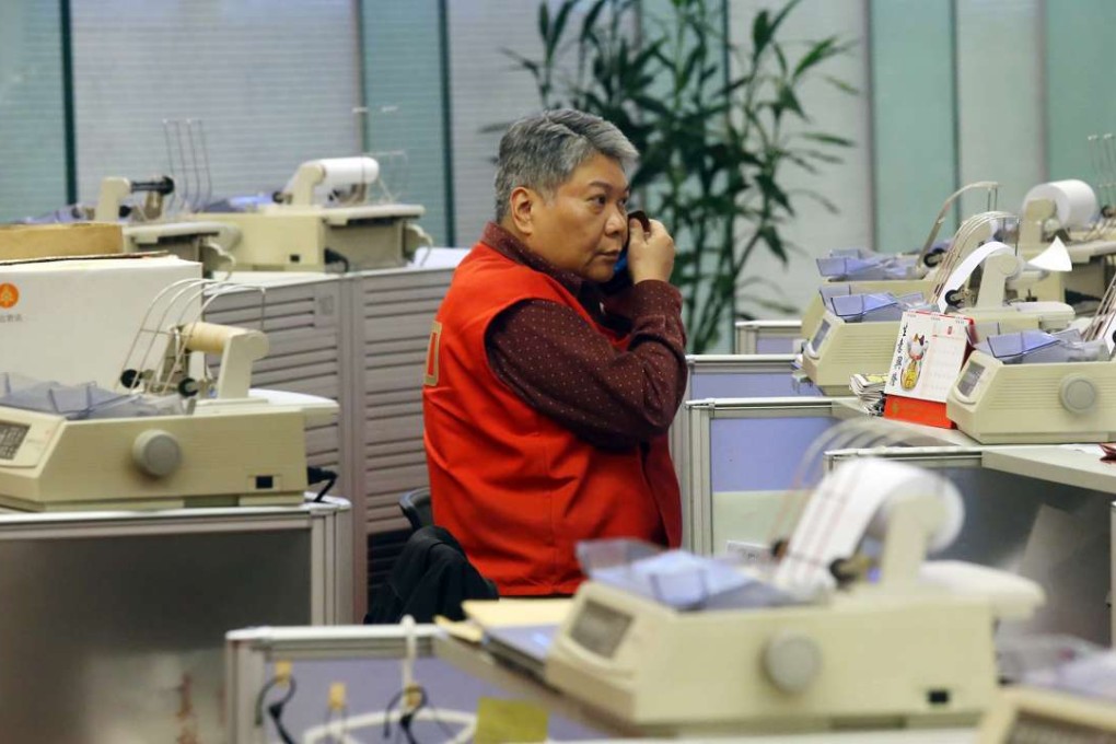 Hong Kong stocks were down slightly on Wednesday, with the benchmark Hang Seng index dipping 0.25 per cent to 20,615 points. Photo: Dickson Lee