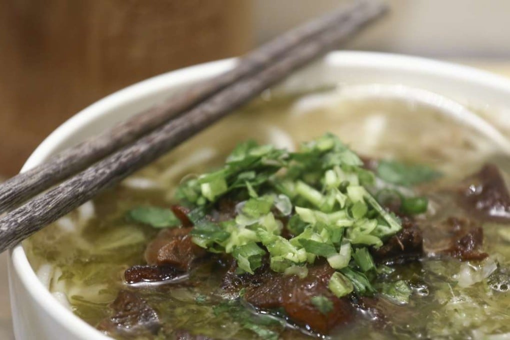 Braised soup beef noodles from Emma's Noodle.
