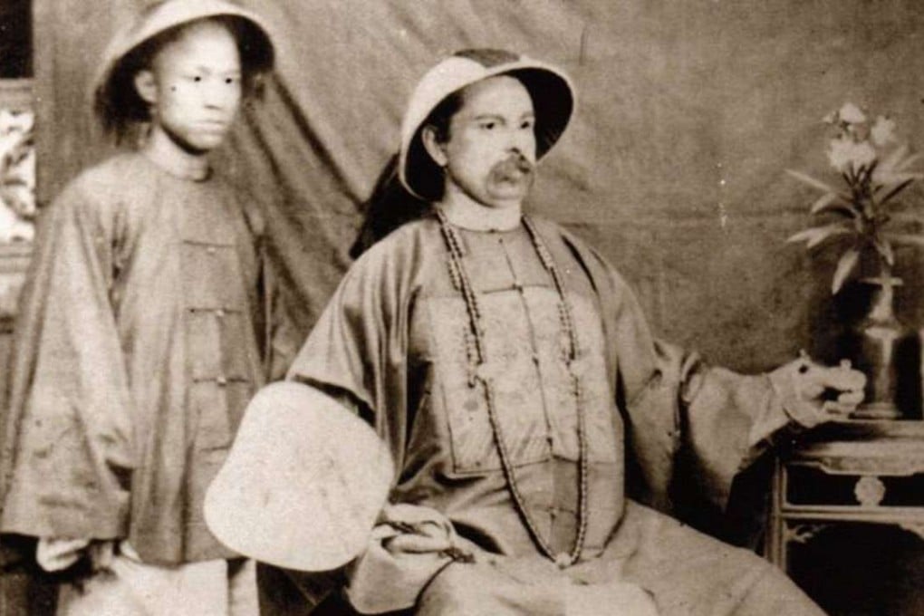 William Mesny and his son Hu Sheng.