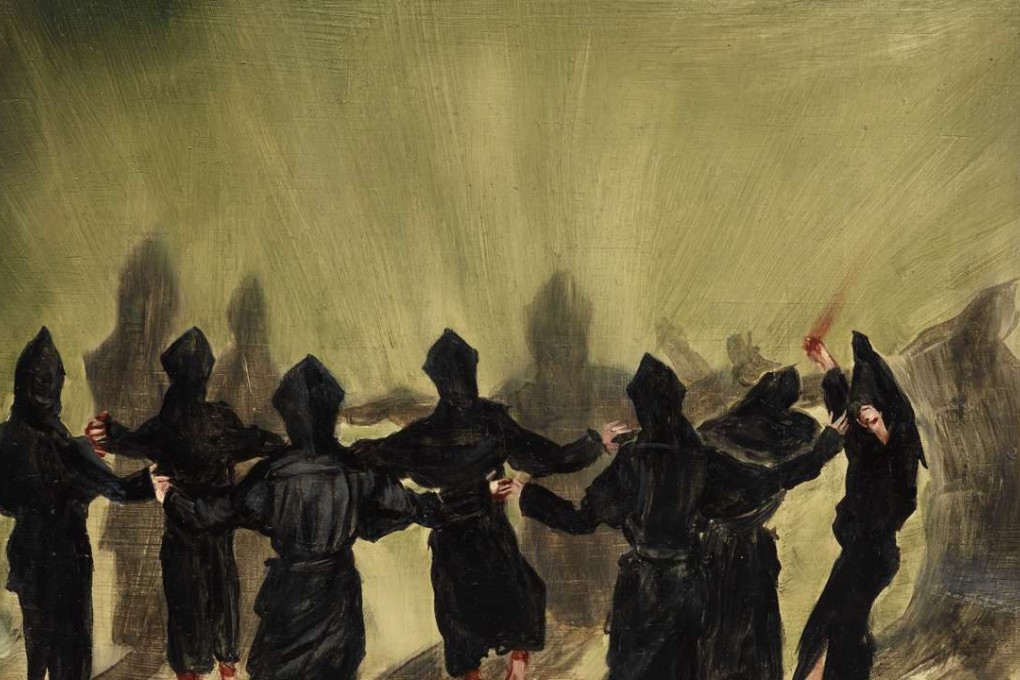 Detail from Sirtaki, 2016, by Michael Borremans, Oil on wood, 22.5 x 32.4cm was bought by an Asian collector at Art Basel in Hong Kong. Photos: Courtesy of Michael Borremans and David Zwirner, New York/London