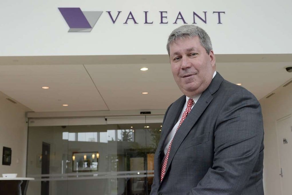 The recent departure of CEO Michael Pearson followed the collapse in Valeant’s already hammered shares. Photo: AP