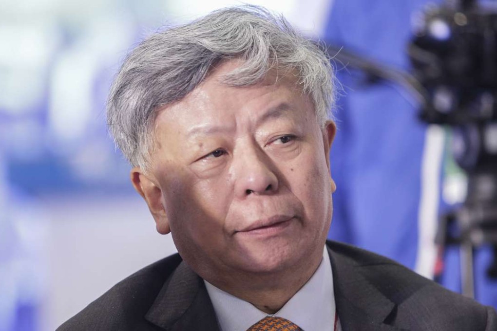 Jin Liqun, president of the China-led Asian Infrastructure Investment Bank, at the Boao Forum for Asia on Hainan island on Friday. Photo: Bloomberg