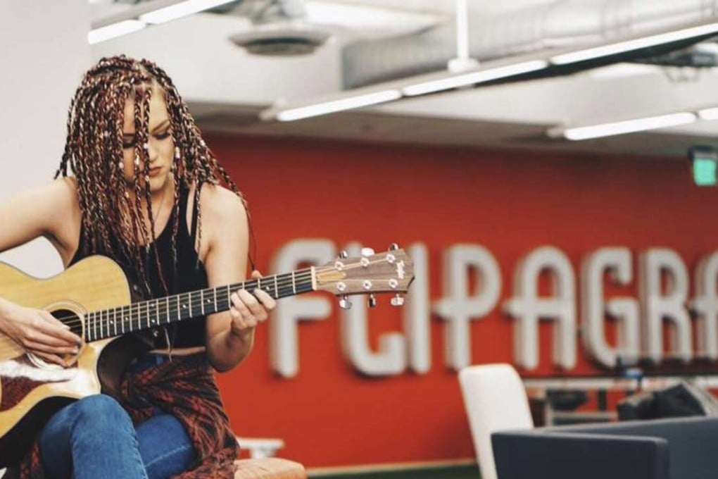 Singer Emm is a big fan of Flipagram. Photo: Emm