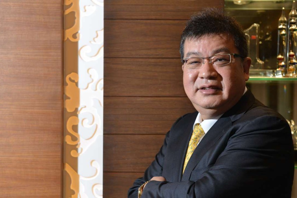Jacinto Tong Man-leung, chief executive of the Gale Well Group, takes the long term view on property investment. Photo: Thomas Yau