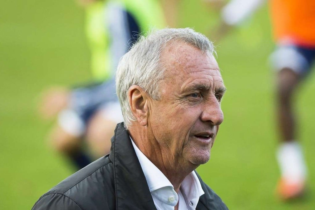 Dutch soccer legend Johan Cruyff is considered one of the three best players ever to grace the sport alongside Diego Maradona and Pele. Photo: EPA